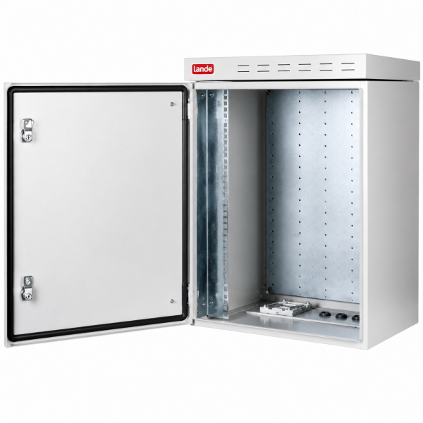 Lande 16U 19'' W600mm x D450mm Outdoor IP55 Kabinet LN-ESO-IP5516U6045-LG