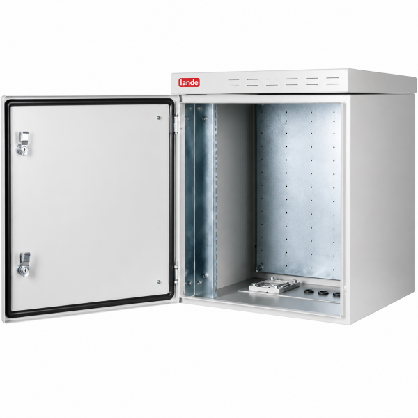 Lande 12U 19'' W600mm x D600mm Outdoor IP55 Kabinet LN-ESO-IP5512U6060-LG