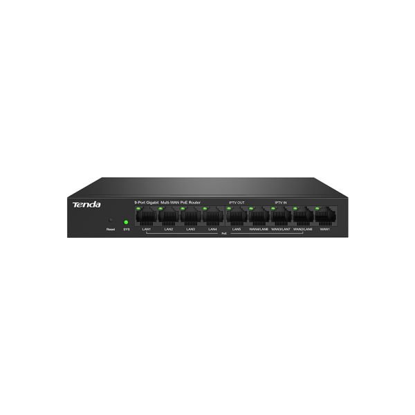TENDA G0-8G-POE 9PORT GIGABIT ETHERNET POE GATEWAY/ROUTER