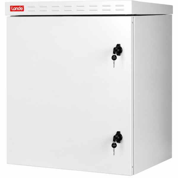 Lande 12U 19'' W600mm x D300mm Outdoor IP55 Kabinet- çift cidarlı LN-ESD-IP5512U6030-LG