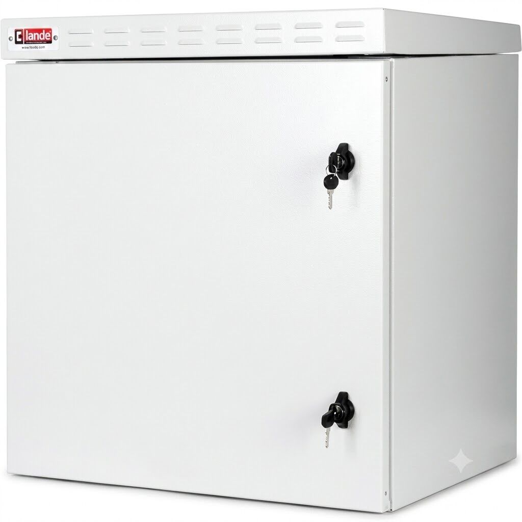 Lande 16U 19'' W600mm x D450mm Outdoor IP55 Kabinet- çift cidarlı LN-ESD-IP5516U6045-LG