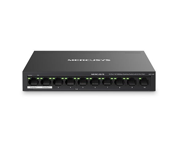 Tp-Link Mercusys MS110P 10-Port 10/100Mbps Desktop
