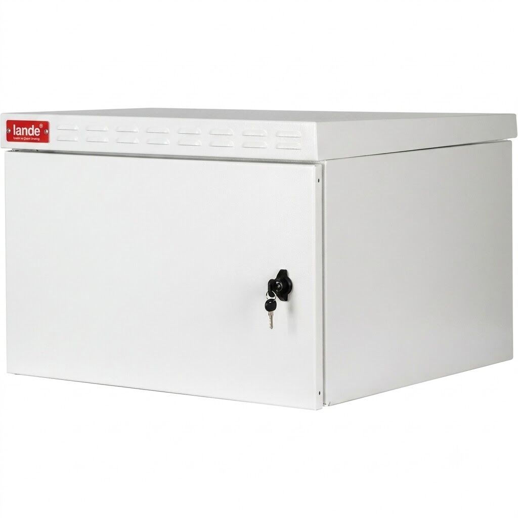 Lande 7U 19'' W600mm x D600mm Outdoor IP55 Kabinet- çift cidarlı LN-ESD-IP5507U6060-LG