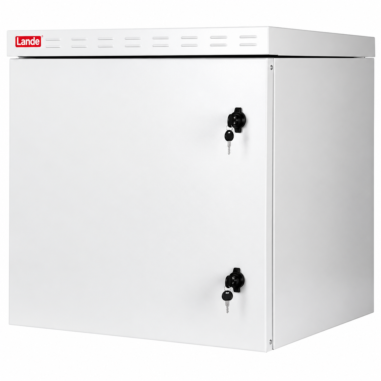 Lande 12U 19'' W600mm x D600mm Outdoor IP55 Kabinet- çift cidarlı LN-ESD-IP5512U6060-LG