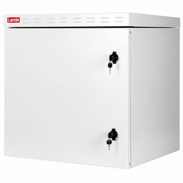 Lande 12U 19'' W600mm x D600mm Outdoor IP55 Kabinet- çift cidarlı LN-ESD-IP5512U6060-LG