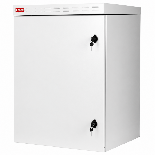 Lande 16U 19'' W600mm x D600mm Outdoor IP55 Kabinet- çift cidarlı LN-ESD-IP5516U6060-LG