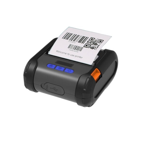 ZYWELL ZM04 THERMAL USB+BT MOBİL BARKOD YAZICI 100MM/s / 80MM