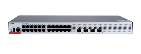 RUIJIE RG-CS83-24GT4XS-P 24 PORT 10/100/1000 24 PORT POE 4-PORT 1G/10G SFP+ 370 WATT LAYER 3 YÖNETİLEBİLİR +CLOUD MANAGED RACK MOUNT SWITCH