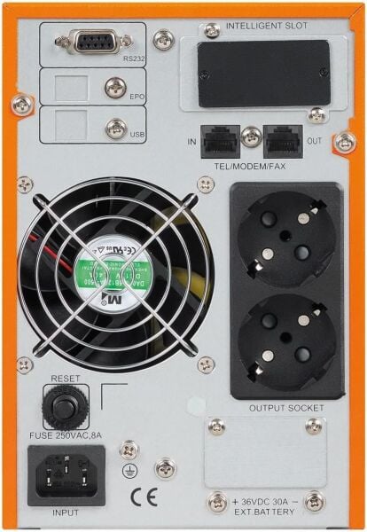 MAKELSAN POWERPACK SE 1KVA 5-10DK 2x12V/7AH 1F/1F ONLİNE UPS MU01000N11EAV04
