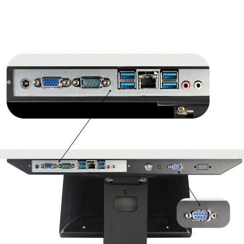 LIBRA-D1810 35128 i3 8GB 128GB SSD 18.5'' + 10'' Müşteri Ekranlı Pos PC