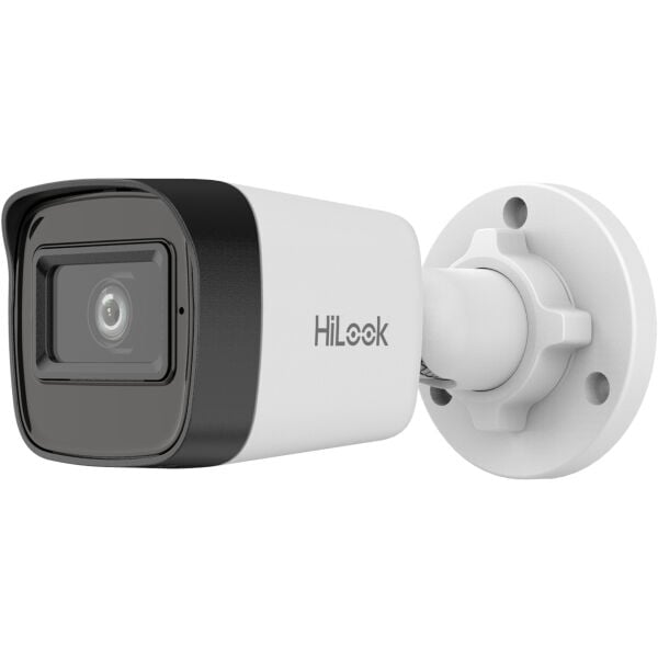 HILOOK IPC-B121HE-UC 2MP 2.8MM 20MT DAHİLİ SES H.265+/H.264+  IP66 METAL+PLASTİK KASA IR BULLET IP KAMERA
